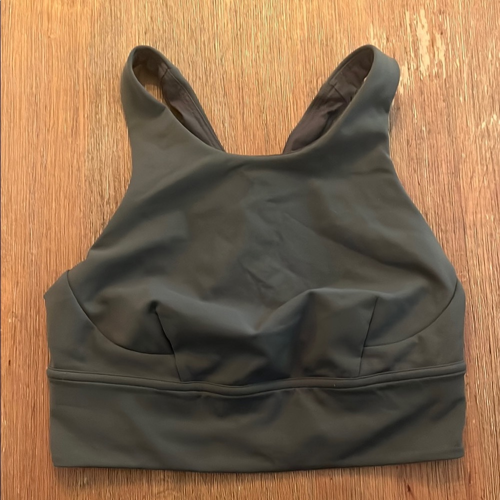 Women's deep green Sports Bra